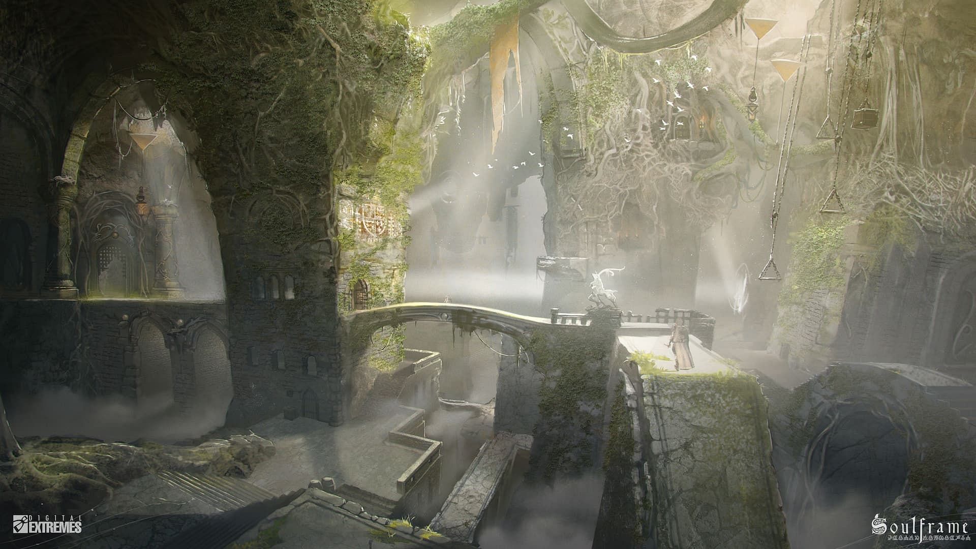 Soulframe's Glades concept art gives off Silver Grove vibes (Image via Digital Extremes)